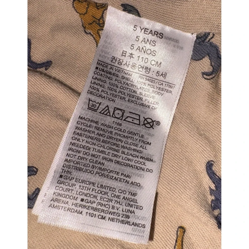 Baby Gap thank you